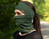 限定価格セール! 2 Piece Set of Neck Gaiter & Headband for Women Men Unisex Clothing