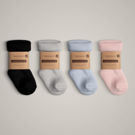 Kids Sherpa Socks Fall Socks Thick Socks Cozy Socks Fuzzy Socks Plush Socks Winter Socks Lined Socks Wool Socks for Kids | 1 Pair