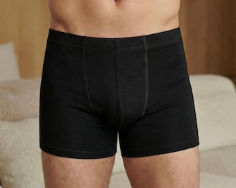 Men's Soft Bamboo Short Boxer Briefs - Bamboo Anti-Chafing Underwear For Men