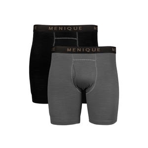 Mens Boxer Shorts Organic Underwear 2 Pack 100% Merino Wool Boxer Briefs Sustainable Natural Gifts for Boyfriend