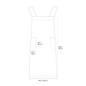 Japanese Apron Cross Back Apron Linen Apron Kitchen Apron Chef Apron Baking Apron / Apron Bib Apron with Pockets Apron for Cooking Kitchen image 9