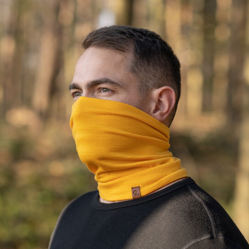 Merino Wool Neck Gaiter Face Mask/outdoor Fall Warmer Ski Etsy UK