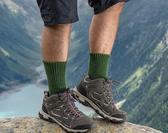 Merino Wool Socks Coolmax Socks Warm Socks Hiking Socks Fishing Socks Gift For Hiker Crew Socks For Men Functional Socks