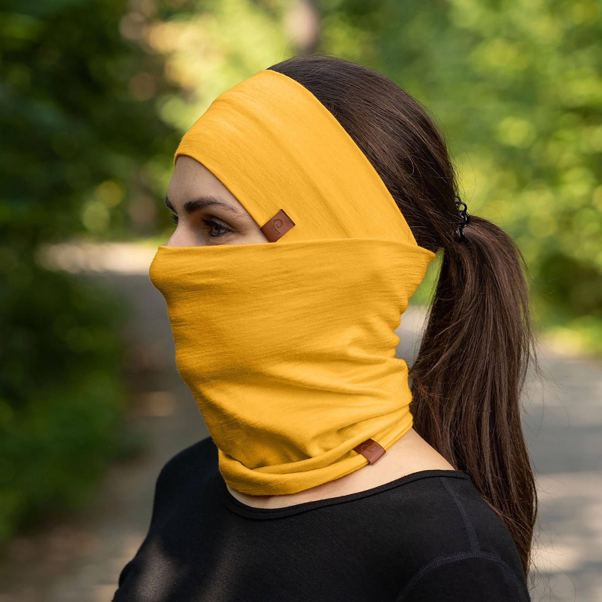 Balaclava Brewers Gaiter Scarf Yellow Mask Love Corgi And Yellow