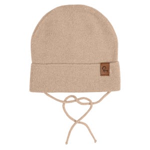 Merino Wool Baby Beanie Newborn Beanie Baby Cap Newborn Cap Toddler Beanie Beanie Hat with Straps Baby Bonnet Knitted Beanie Fall Beanie