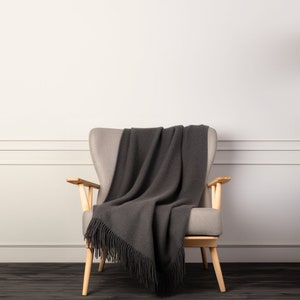 Wool Blanket 100% Pure Wool Throw Blanket