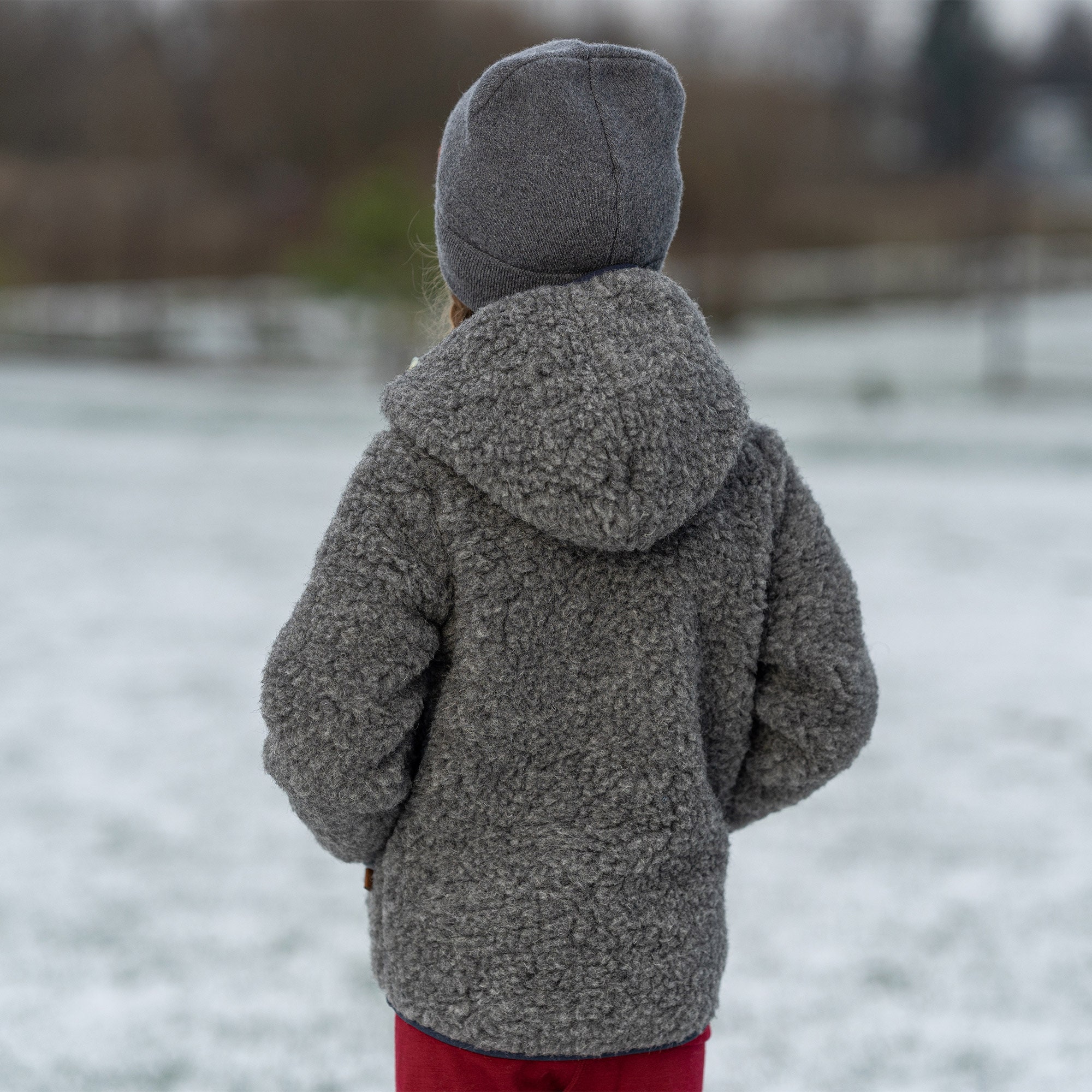 Gray teddy bear clearance jacket