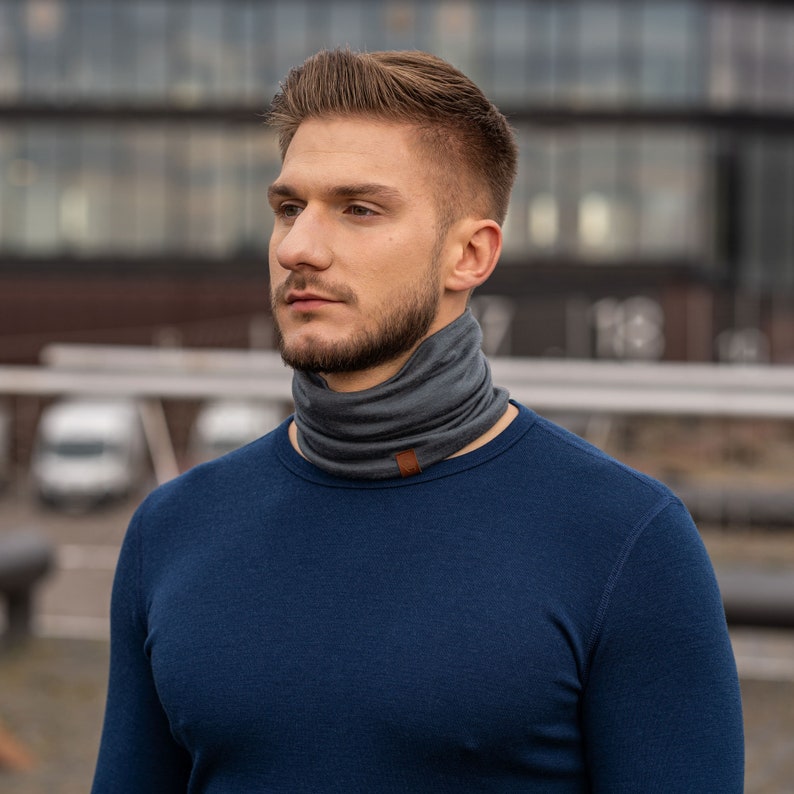 Warm Winter Neck Gaiter 2pack/merino Wool Knit Etsy UK