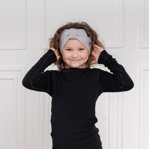 Hairband for Kids Headband for Girls Wool Headband Warm Headband Ribbon Headband Fall Headband Knit Headband Toddler Ear Warmer