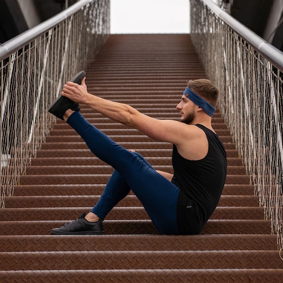 Merino Wool Workout Leggings for Men Running Sweatpants Exercise Breathable  Leggings Sustainable Clothing Lounge Wear Rub 250gsm Dark Blue -  New  Zealand