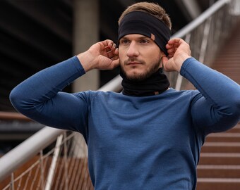 Unisex Winter Set of Headband & Neck Gaiter for Women Men