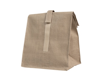 Lunch Bag Linen Lunch Bag for Kids Bread Bag Linen Bread Bag Reusable Bread Bag  / Bread Storage Bag Natural Lunch Bag Kitchen Storage Bag