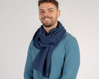 Mens Scarf Scarves for Men Linen Men Scarf Spring Men Scarf / Summer Scarf for Men Linen Accessories Gift For Him