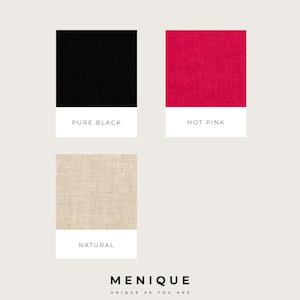 available colors palette for linen set of top Monica and Skirt Jackie