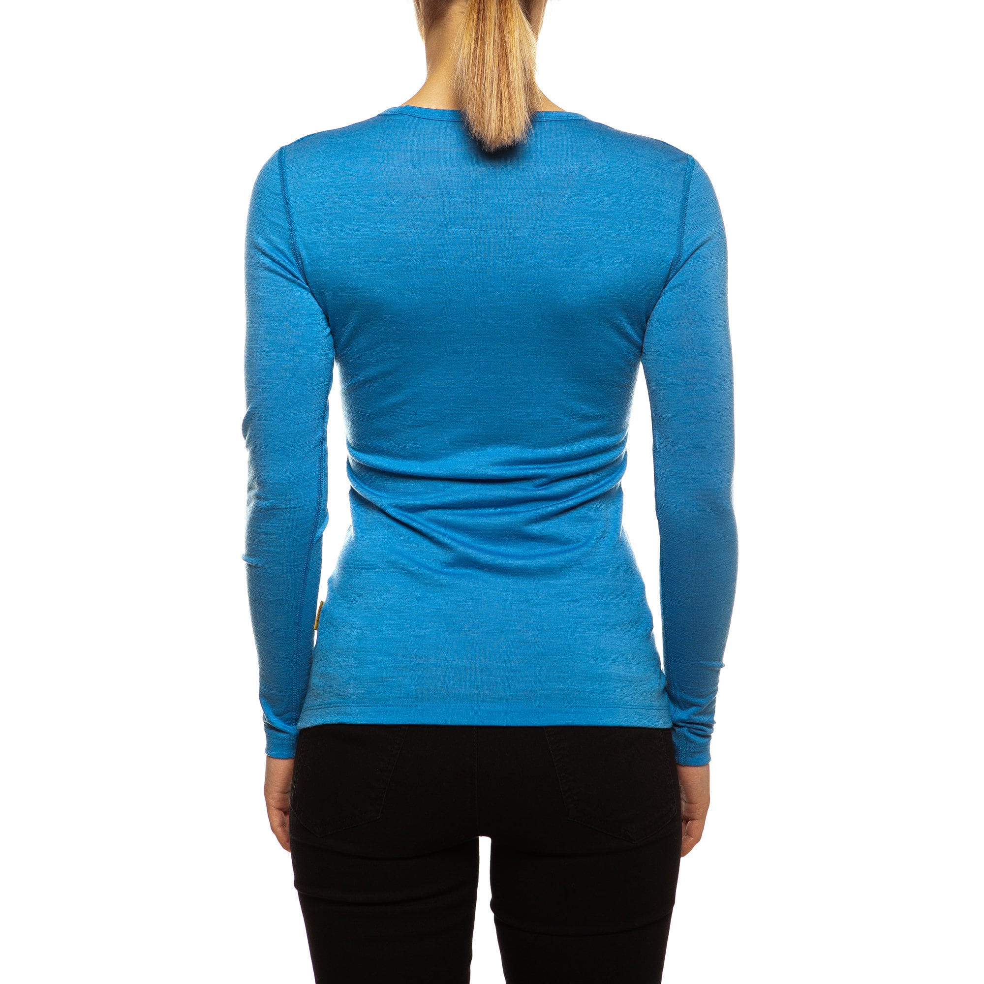Merino Wool Base Layer Thermal Long Sleeve Top Women's Yoga Crewneck  Sweatshirt Sustainable Clothing Travel Shirt 160gsm Light Blue -  Canada