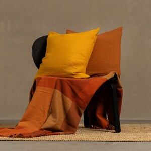Linen Pillow Cover Throw Pillowcase Cushion Covers Home Decor Couch Pillow Cover Linen Pillowcase Linen Pillow Sham Accent Pillow Cover