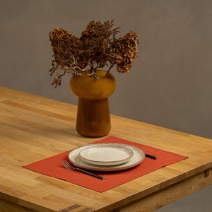 Linen Placemat Dining Placemat Fall Placemat Thanksgiving Decor Placemat Kitchen Dining Mats Kitchen Accessories Thanksgiving Tablescape