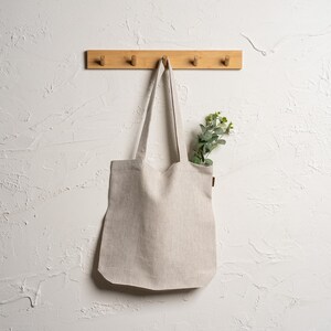 Reusable Linen Tote Bag Natural