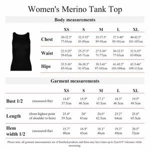 Atmungsaktives, ärmelloses Yoga-Tanktop aus 100 % Merinowolle, ideal zum Wandern, für Damen, nachhaltige Kleidung, 160 g/m², Denimblau Bild 7