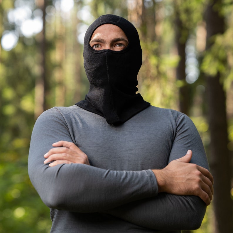 Adults Balaclava Black Ski Mask for Skiing - Etsy