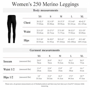 Natural Merino Wool Leggings for Women Lounge Wear High Waist Leggings Breathable Soft Leggings Merino Clothing Sustainable Gifts 250gsm image 11