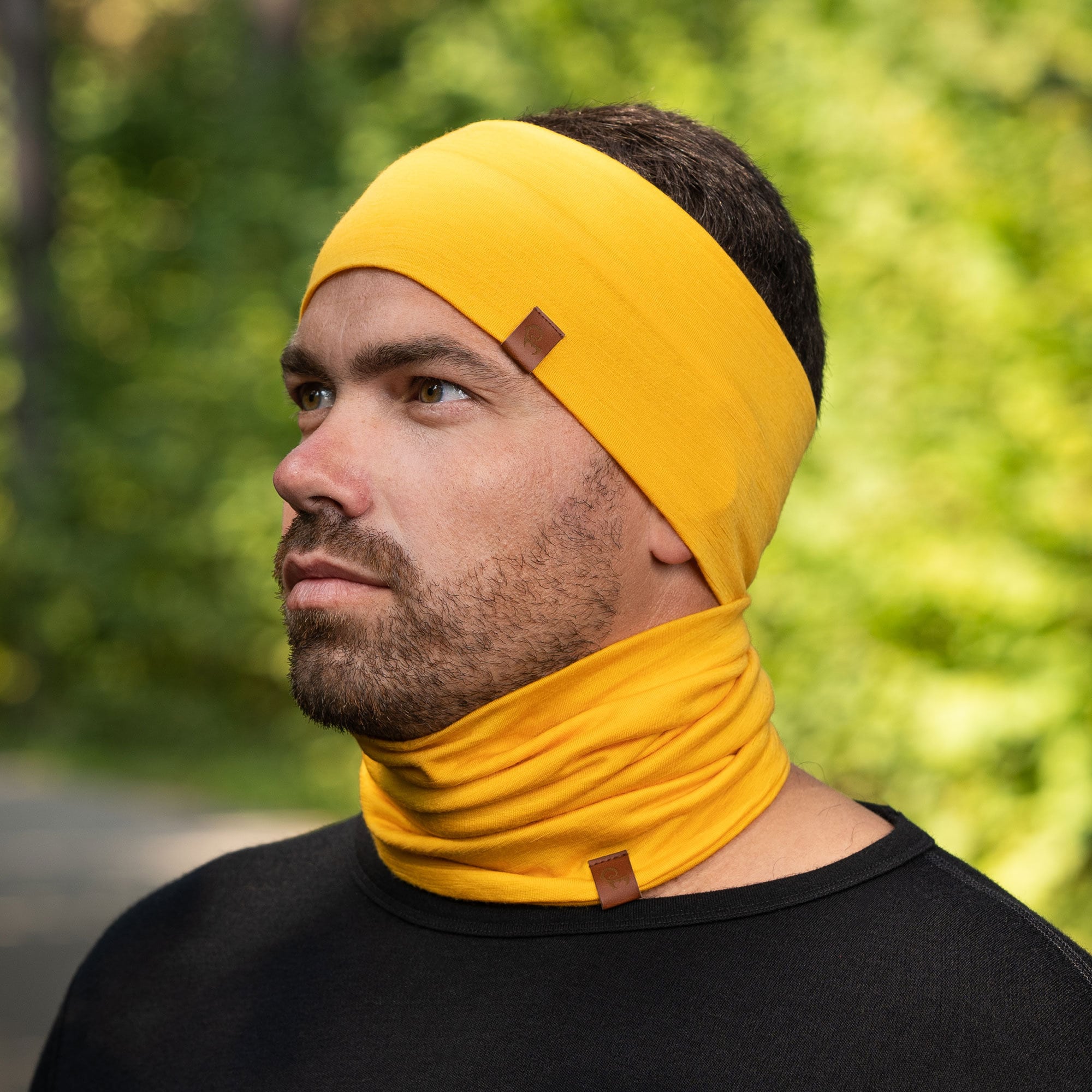 Headband & Beanie Mask Bandana Cute Border Collies Neck Gaiter Tube Fleece Neck Warmer 
