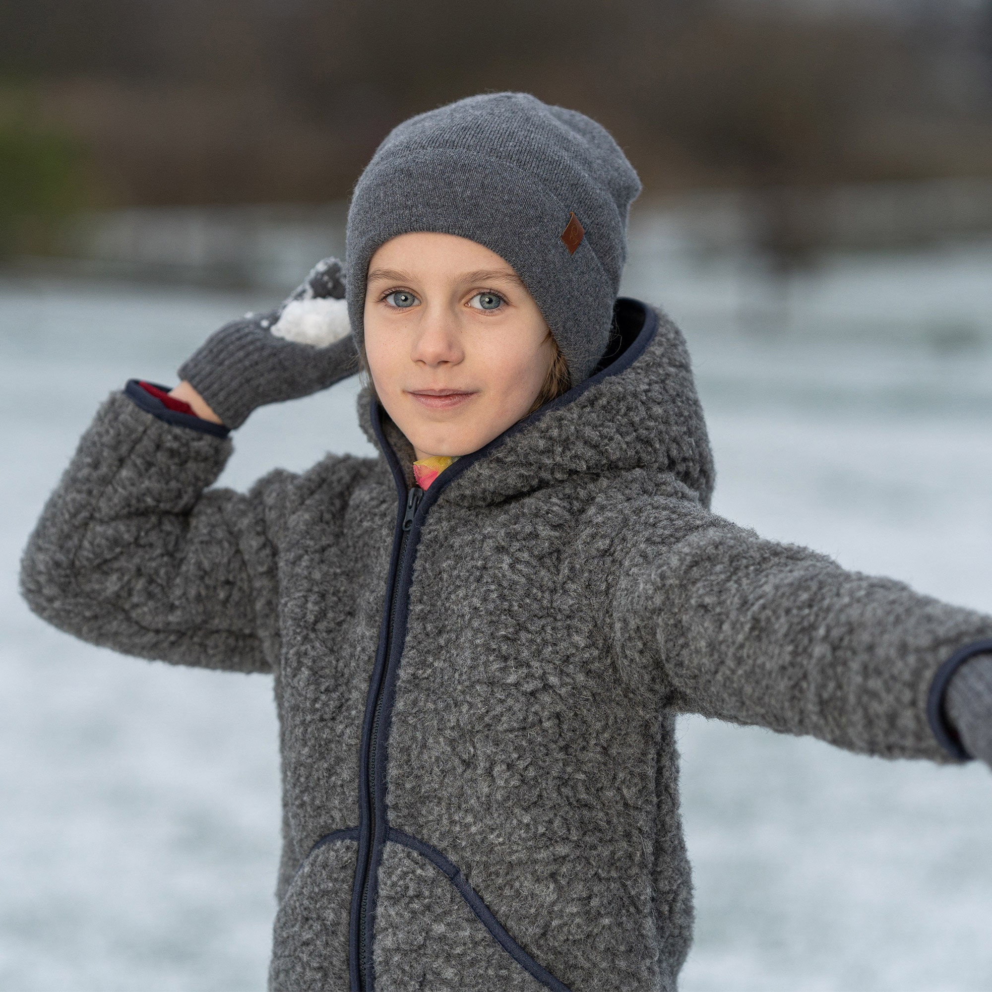 Veste en tricot polaire enfant Binah