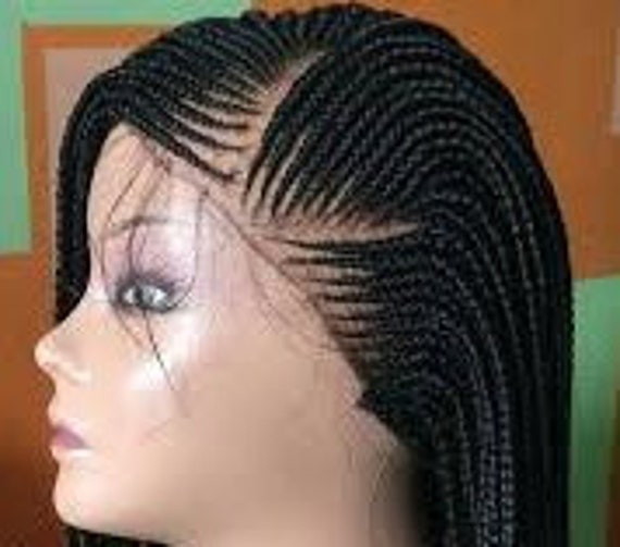 Full Lace Wig Braided Wig Feed In Cornrows Cornrows Braids Style Tribal African Hairstyles Bleached Knots Lace With Baby Hair Ghana