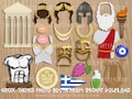 Greek Themed Photo Booth Props Instant Download, PRINTABLES, Digital File, SVG Format product logo