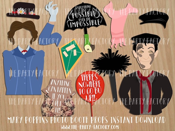 Wizard Themed Photo Booth Props PRINTABLES, Instant Download, SVG File, PDF  