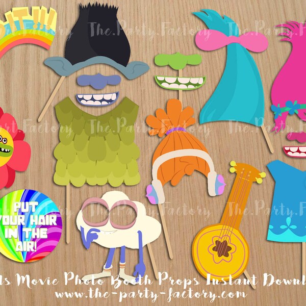 Trolls Backdrop - Etsy