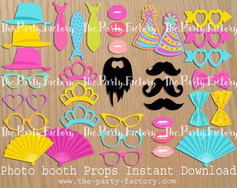 Fun Photo Booth Props Instant Download PRINTABLES | Etsy