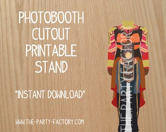 Okoye Photo Booth Cutout Stand, PRINTABLE, Digital File