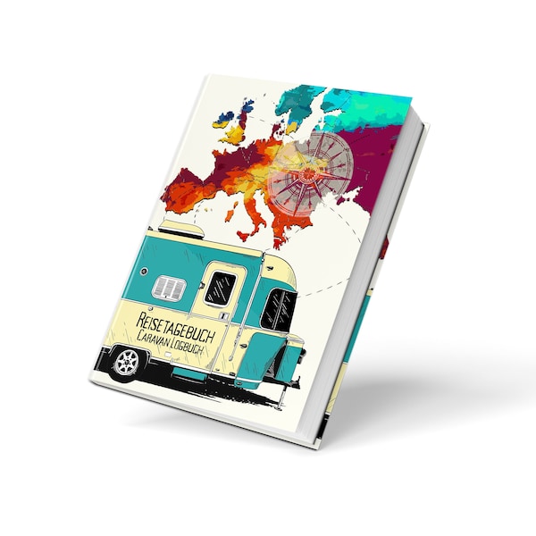 Travel Diary Caravan Logbook | Camper Logbook | Motorhome Diary | Campervan travel log | travel notebook