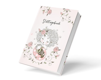 Nursing Diary/Nursing Diary | Nursing Book | Still Log | beautiful breastfeeding diary for all important notes about breastfeeding - A5 - 100 p.