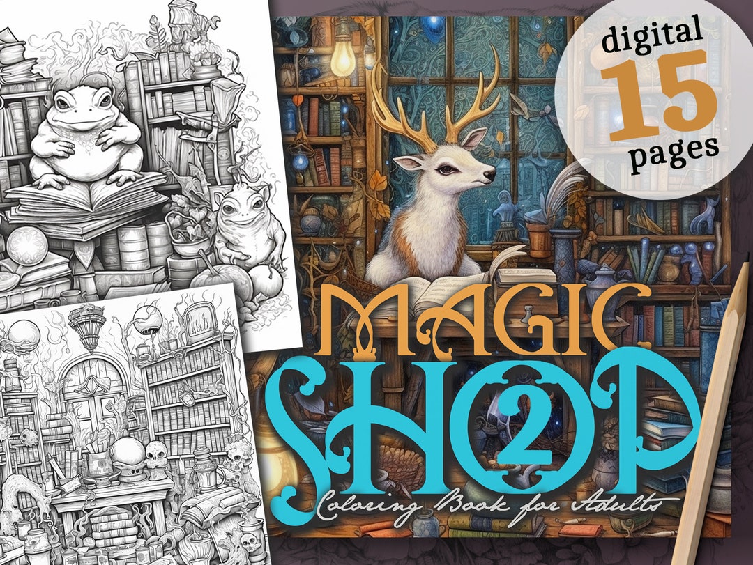 Magic Makers Pocket Size Magic Coloring Book (5 X 4 Inches)