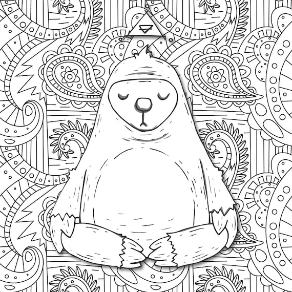 Conception page de coloriage adulte couverture de livre de