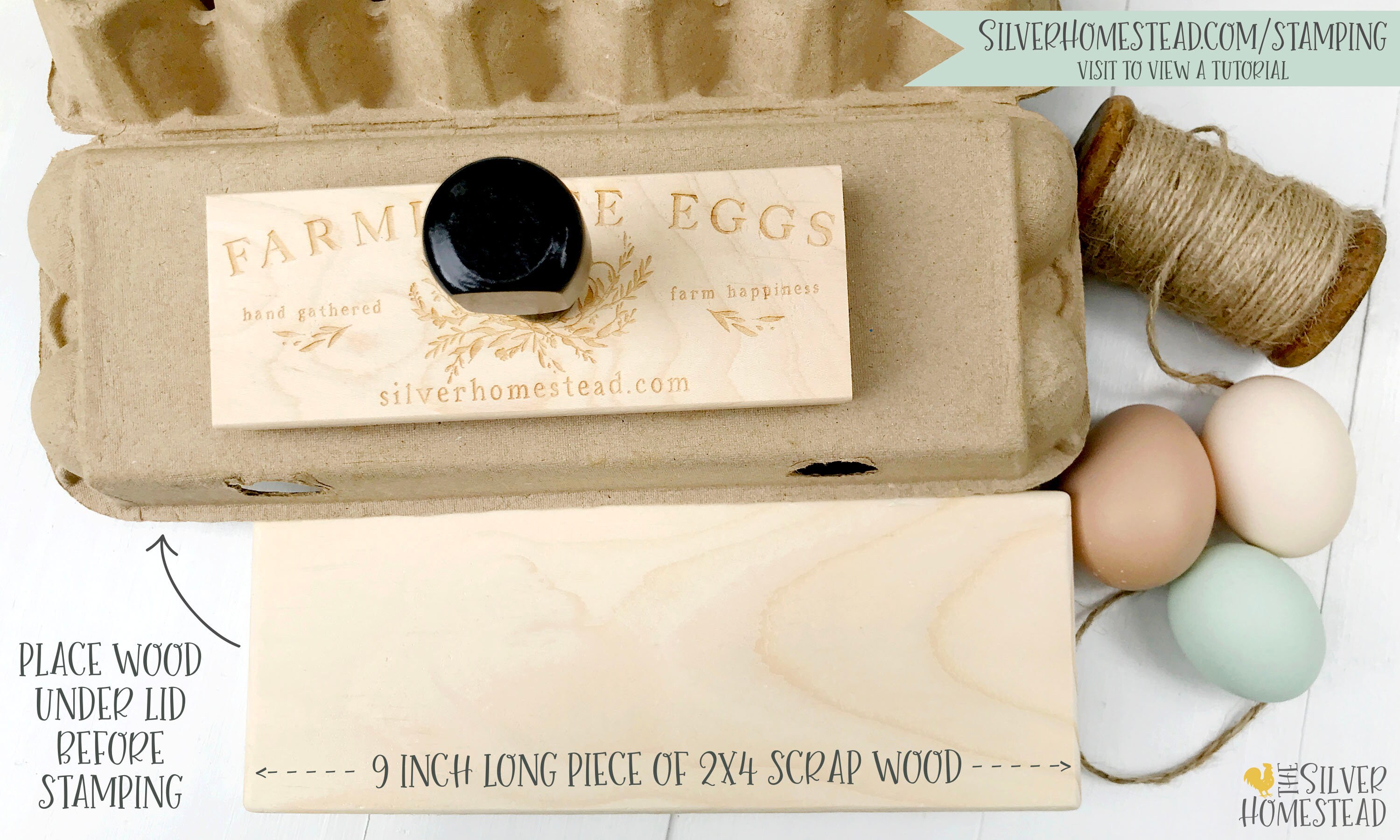 Egg Carton Stamp, Egg Date Stamp, Custom Egg Carton Date Stamp