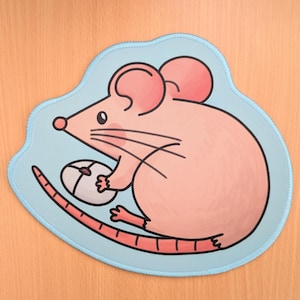 MOUSE Musmatta 30 x 25 cm | Halkfri gummibas