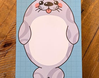Seal Memo Note Pad (10 x 14 cm, 50 Sheets)