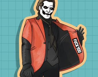 Papa IV F*ck You Sticker OR Magnet | Die Cut | Waterproof Vinyl