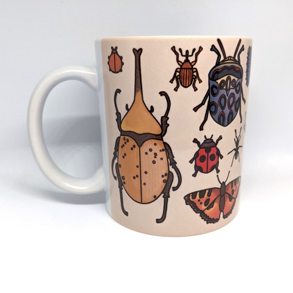 Bug Mug | 12oz Ceramic Mug | Microwave and Dishwasher Safe