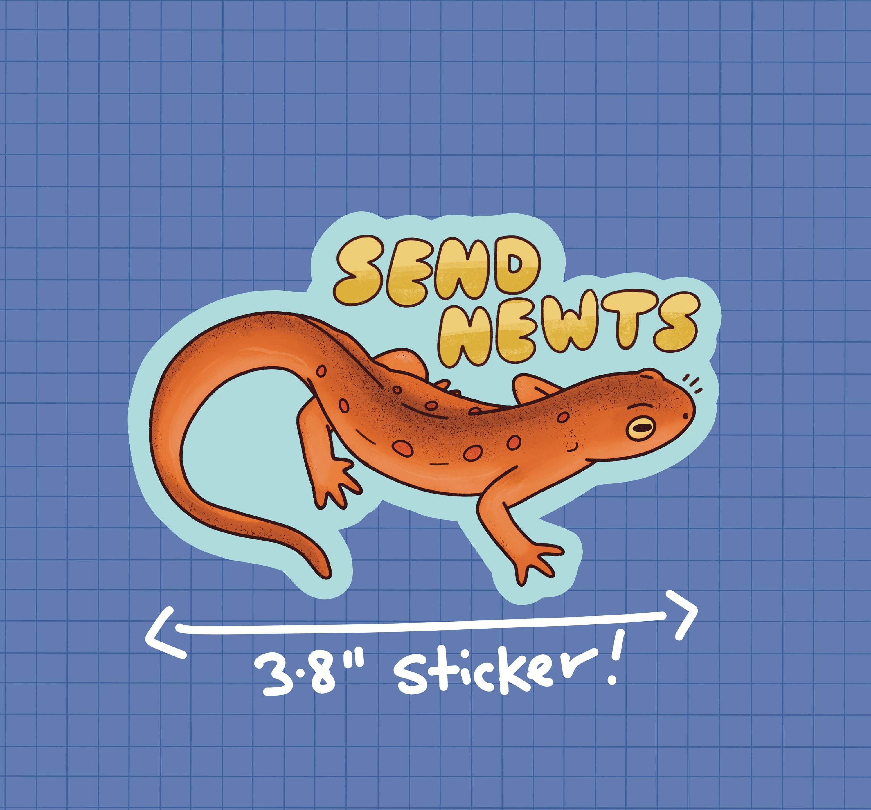 Send Newts Sticker Send Newts Sticker OR Magnet | Die Cut | Waterproof Vinyl - Etsy