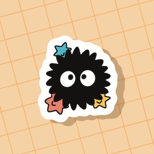 Roetsprite ministicker | Gestanst | Waterdicht vinyl