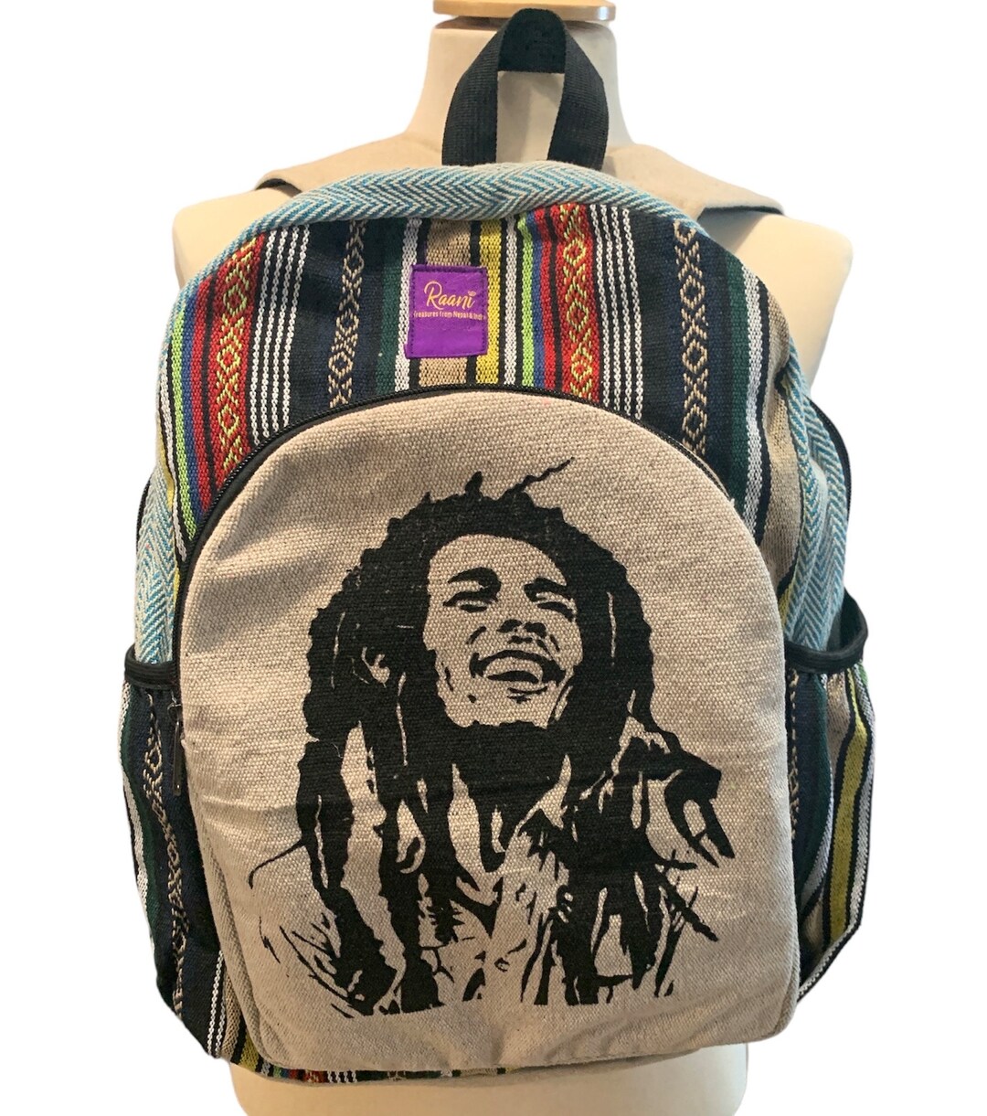 Bob Marley Design Hemp Rucksack - Etsy