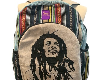 Bob Marley Design  Hemp Rucksack