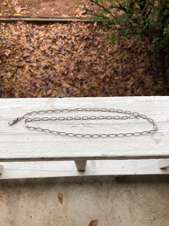 Victorian Sterling watch chain