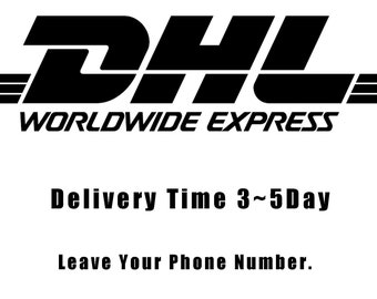 International Express Courier. 3 ~ 5 days Delivery. If You Need It, Please Leave Your Phone Number.