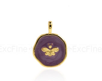 Micro Pave CZ  Enamel Butterfly Shape Pendant/Charm,Cubic Zirconia Charm, Necklace Bracelet Charm Pendant