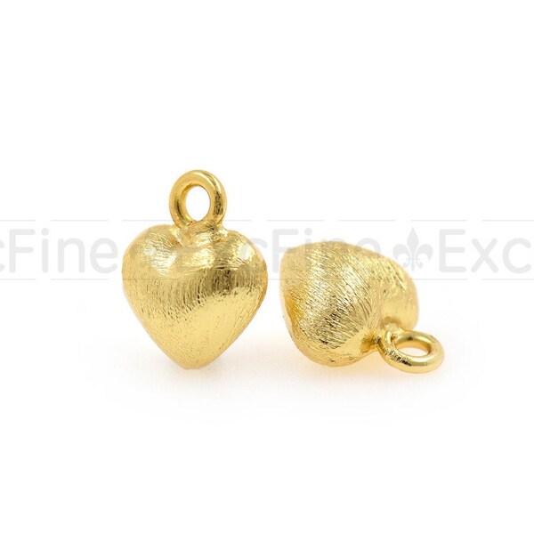Real Gold Charm For Necklace Lucchetta - 14k Gold Hamsa Hand Pendant - Mano De Fatima, Good Luck Italian Made Solid Gold Jewelry
